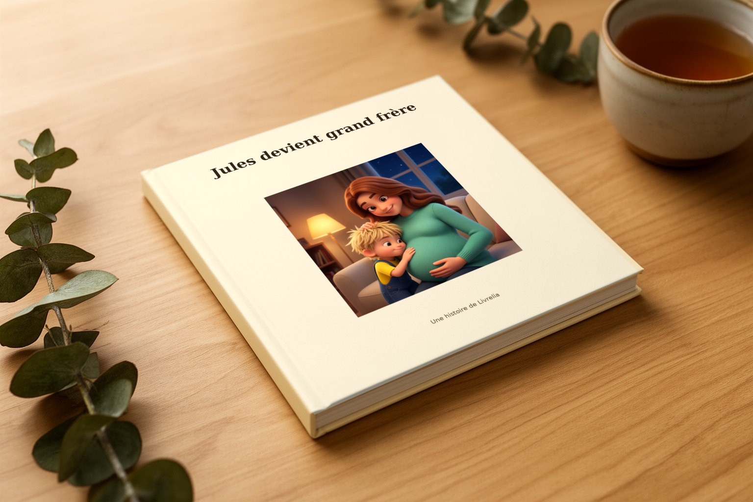 Le livre « Jules devient grand frère », relié