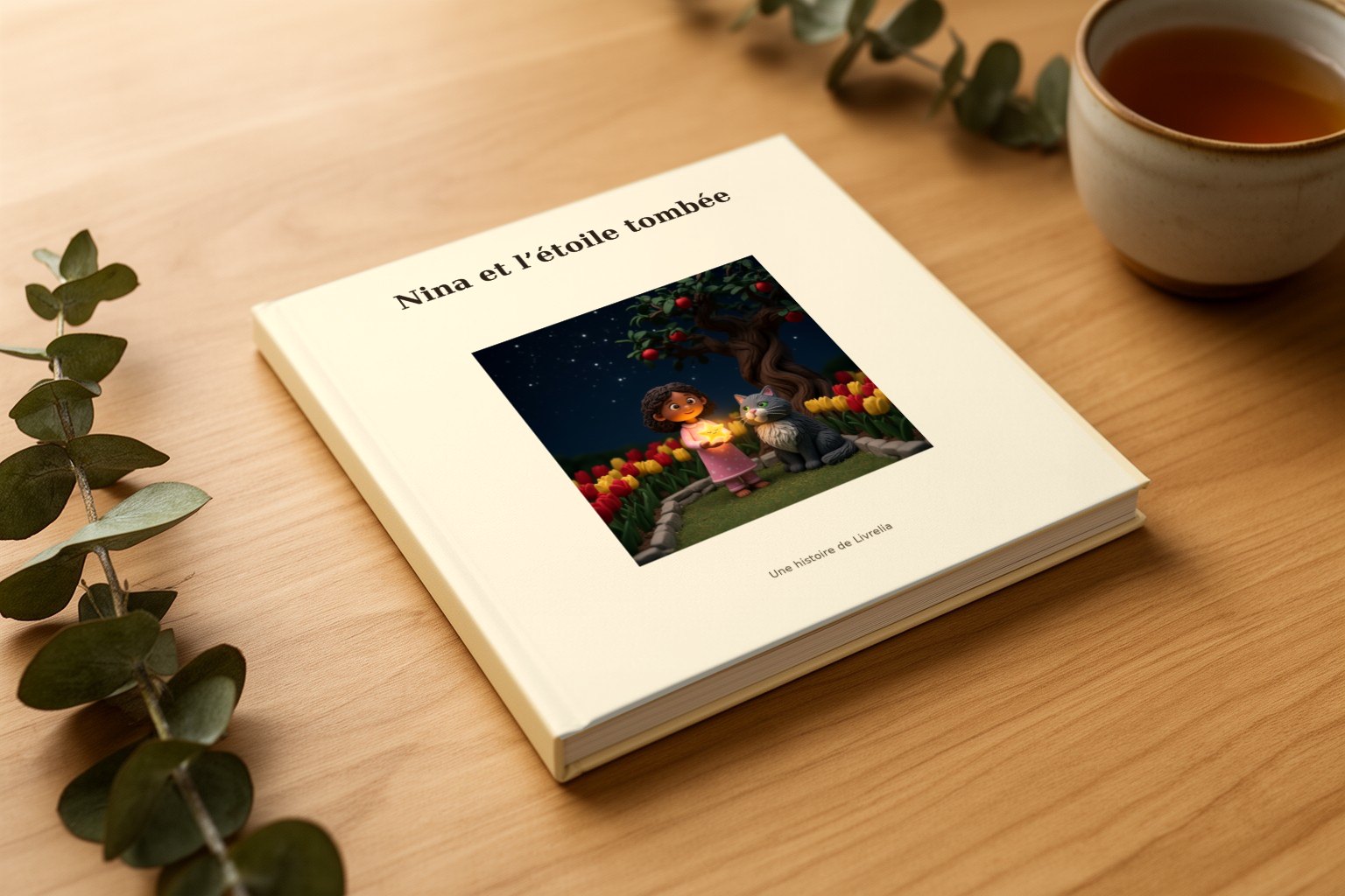Le livre « Nina et l’étoile tombée », relié